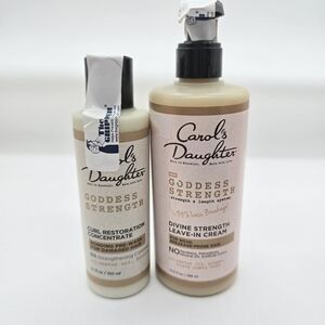 Carol's Daughter Goddess Strength Hair Treatment Set - Cream and Tan